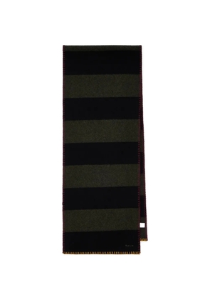 Paul Smith striped scarf - Green