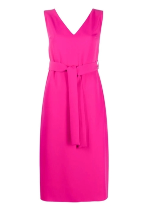 P.A.R.O.S.H. tie-waist sleeveless dress - Pink