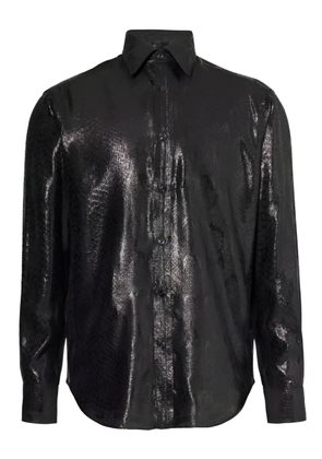 TOM FORD sparkly button shirt - Black