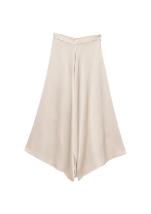 Alysi cropped palazzo pants - Neutrals