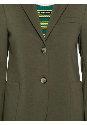 Harris Wharf London button-up blazer - Green