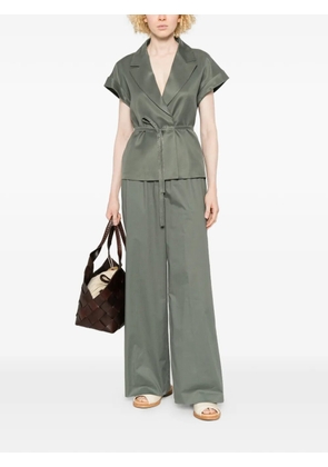 Peserico elasticated-waistband trousers - Green