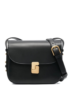 Soeur leather shoulder bag - Black