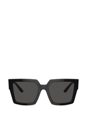 Dolce & Gabbana Eyewear logo square-frame sunglasses - Black