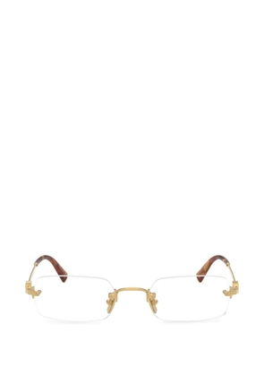 Miu Miu Eyewear rectangle-frame glasses - Gold