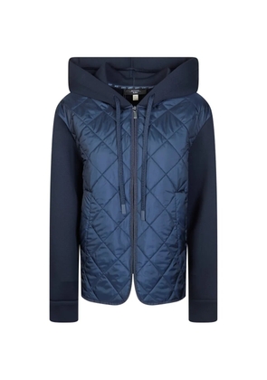 Weekend Max Mara Edito quilted hooded jacket - Blue