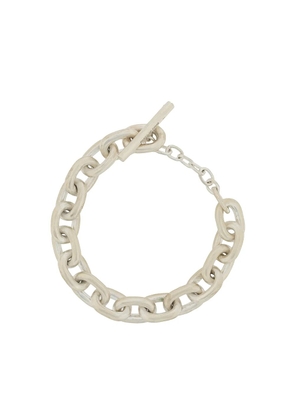 Parts of Four small links chain bracelet - Grey