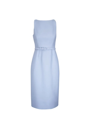 Adam Lippes Annette belted sleeveless dress - Blue