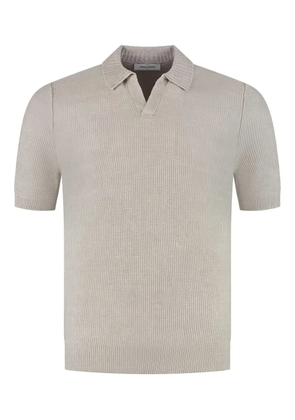 Gran Sasso ribbed polo shirt - Neutrals