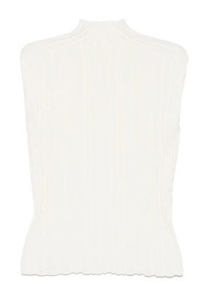 Pleats Please Issey Miyake pleated T-shirt - Neutrals