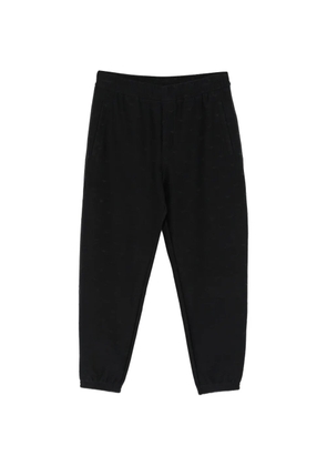 Emporio Armani patterned track pants - Blue