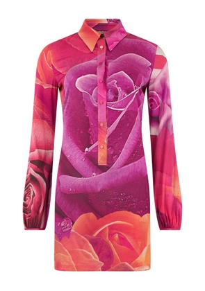 Roberto Cavalli floral-print dress - Pink