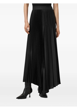 AllSaints Jax pleated midi skirt - Black