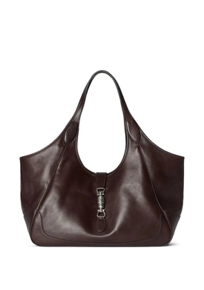 Gucci medium Mercato piston-closure tote bag - Brown