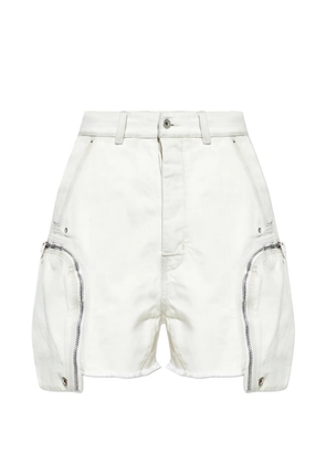 Rick Owens DRKSHDW zip-pocket shorts - Neutrals
