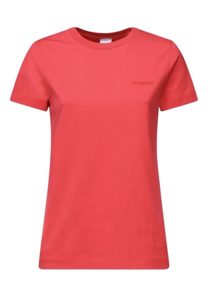 PINKO logo-embroidered T-shirt