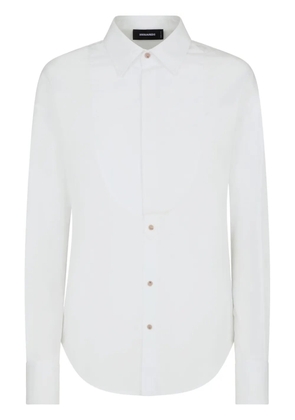 DSQUARED2 spread-collar cotton shirt - White