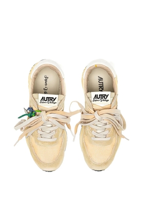 Autry Reelwind Super Vintage charm lace-up sneakers - Neutrals