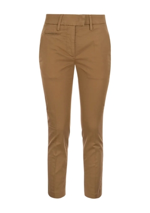 DONDUP belt-loop pocket trousers - Brown