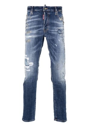 DSQUARED2 Skater distressed ripped skinny jeans - Blue