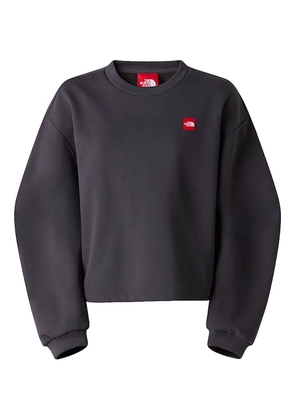 The North Face logo-patch cotton-blend sweatshirt - Grey