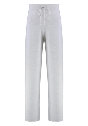Fabiana Filippi lurex straight trousers - Grey