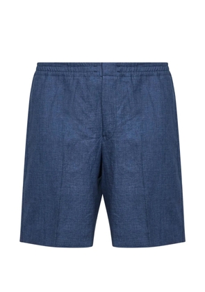 Zegna elasticated drawstring shorts - Blue
