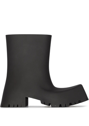 Balenciaga Trooper block-heel rubber boots - Black