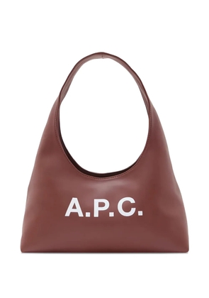 A.P.C. Baby Ninon logo tote bag - Brown