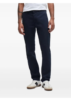 BOSS logo-patch trousers - Blue