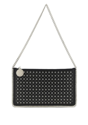Stella McCartney Falabella stud-embellished chain shoulder bag - Black
