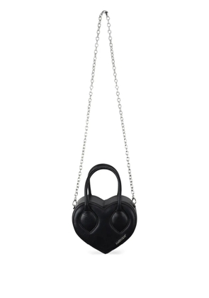 AMBUSH heart top-handle chain shoulder bag - Black