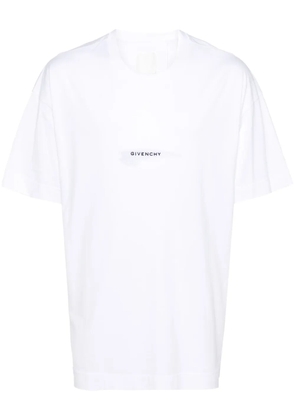 Givenchy logo-embroidered wings-print T-shirt - White
