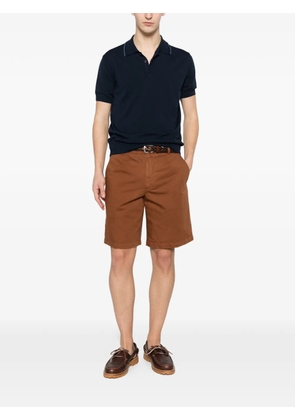 Canali short-sleeve polo shirt - Blue