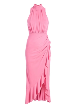 Cinq A Sept Antonia asymmetric midi dress - Pink