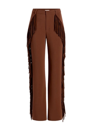 Cinq A Sept Keo fringed trousers - Brown