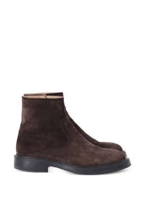 Tod's Vintage almond-toe ankle boots - Brown