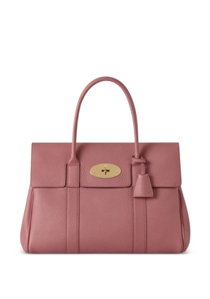 Mulberry Bayswater grained-texture tote bag - Pink