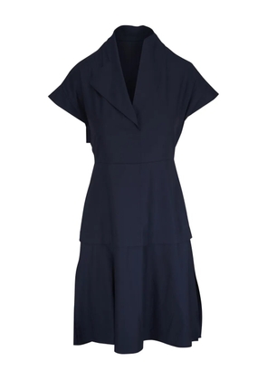 Zero + Maria Cornejo V-neck cotton dress - Blue