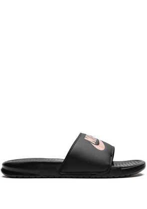 Nike Benassi JDI 'Rose Gold' slides - Black