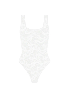 Maison Close Flashback backless bodysuit - White