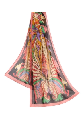 ETRO silk chiffon scarf - Pink
