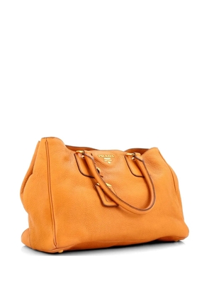 Prada Pre-Owned Convertible Shopper Vitello Daino Large tote bag - Orange
