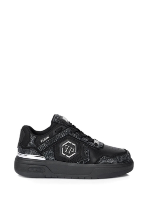 Philipp Plein SK8R rhinestone low-top sneakers - Black