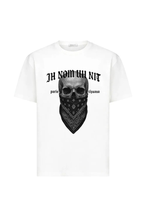 Ih Nom Uh Nit Skull 20 print cotton T-shirt - White