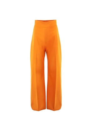 Carolina Herrera wide-leg Diane pants - Orange
