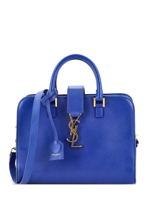 Saint Laurent Pre-Owned Monogram Cabas Leather Baby satchel - Blue
