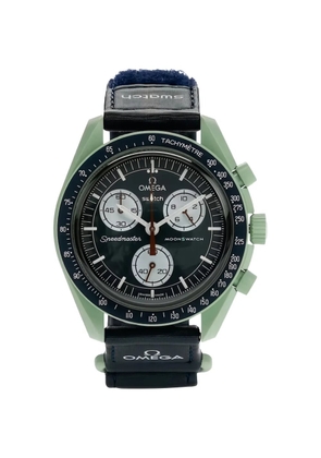 OMEGA x Swatch Bioceramic Moonswatch Mission On Earth 42mm watch - Blue