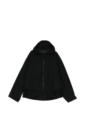 JNBY drawstring-hem hooded jacket - Black