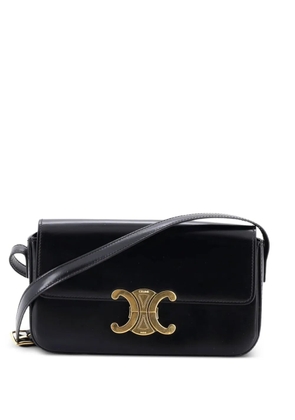 Celine Pre-Owned Triomphe East-West Smooth Calfskin shoulder bag - Black